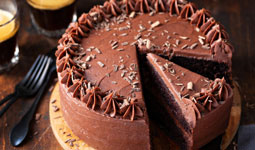 Chocolate cake (a slice)