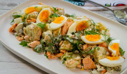 Russian egg salad